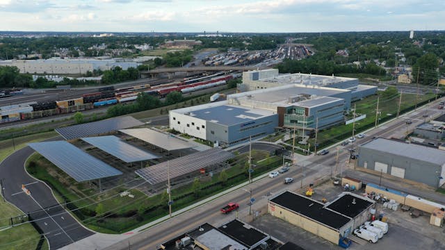 ResinTech&apos;s U.S. headquarters and resin factory in Camden, New Jersey.